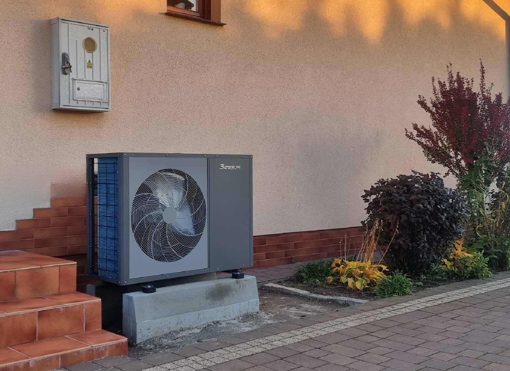 SPRSUN Luftwärmepumpe in der Tschechischen Republik