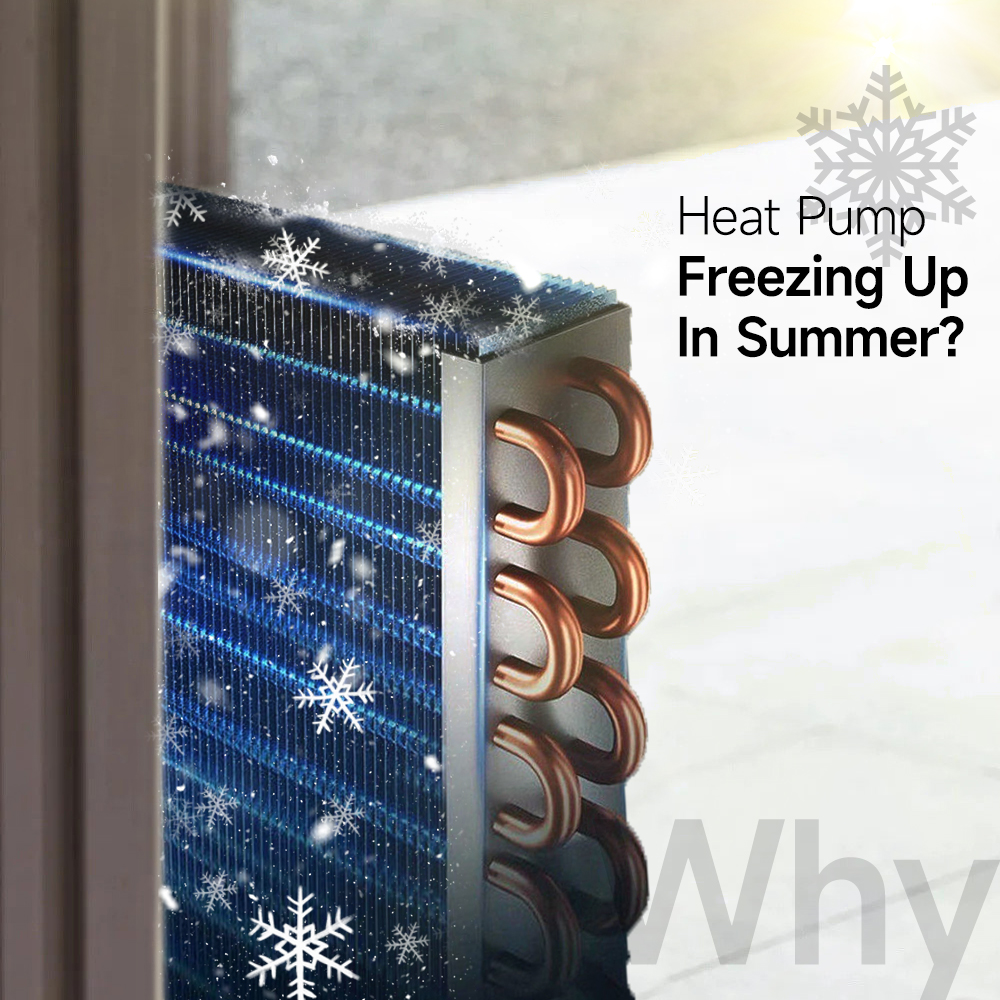Warum friert meine Wärmepumpe im Sommer ein?
