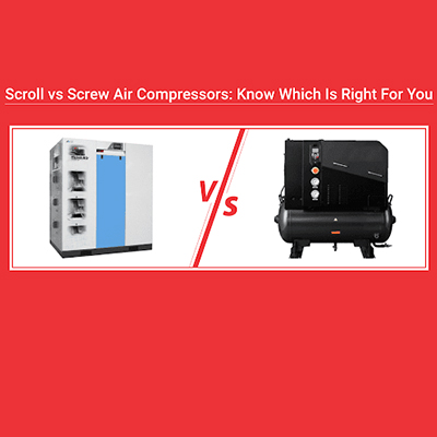 Übersicht über Scrollkompressor und Schraubenkompressor