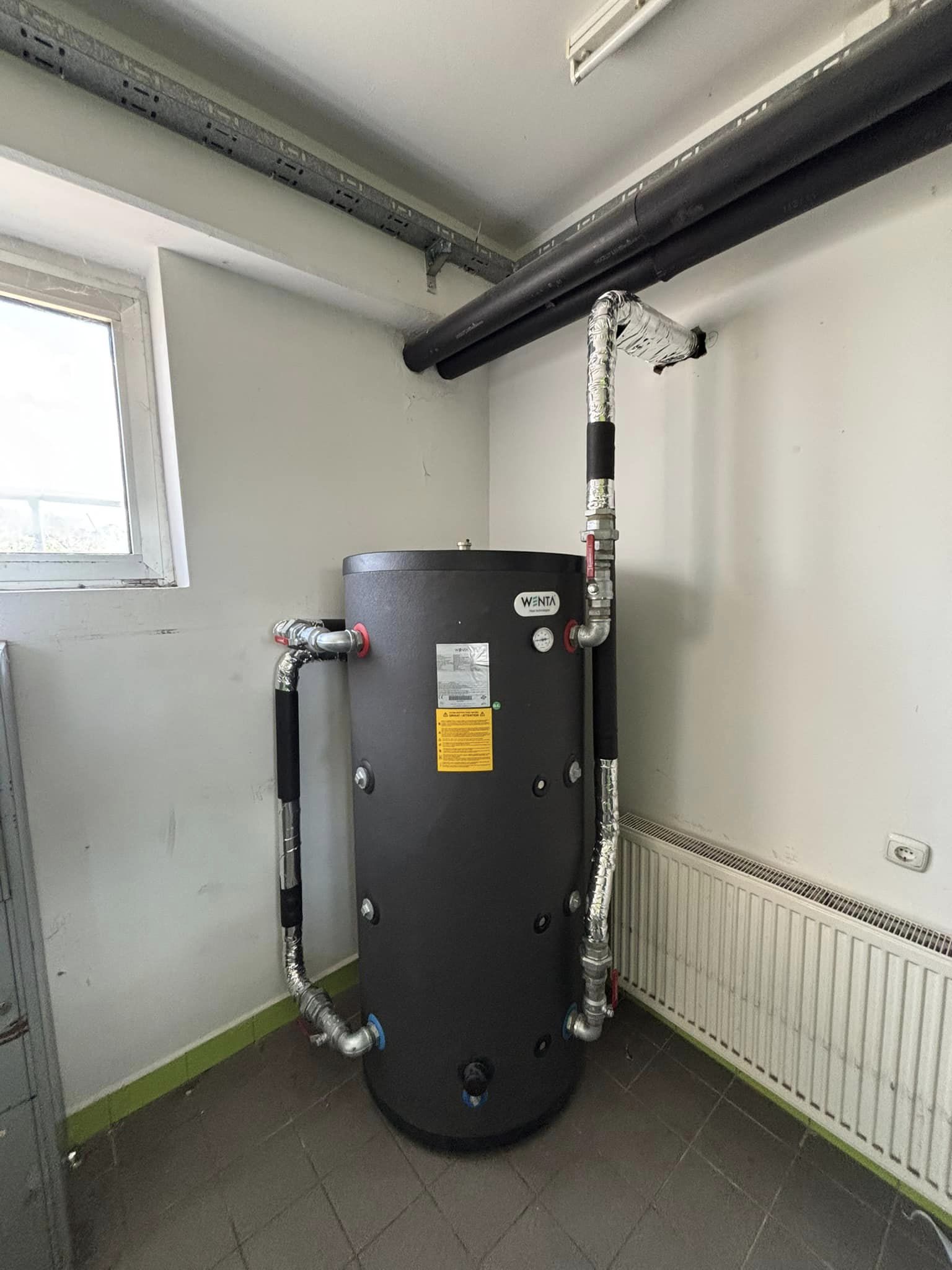 Integrierte Wärmepumpe Warmwasserbereiter