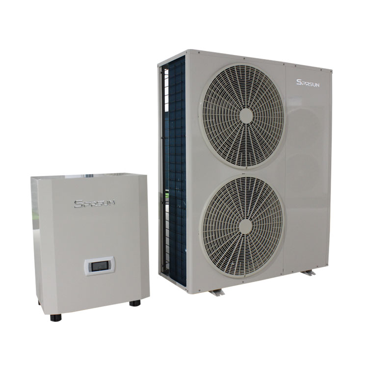 16-18 kW EVI DC Inverter Luft-Wasser-Niedertemperatur-Wärmepumpe – Split-Typ