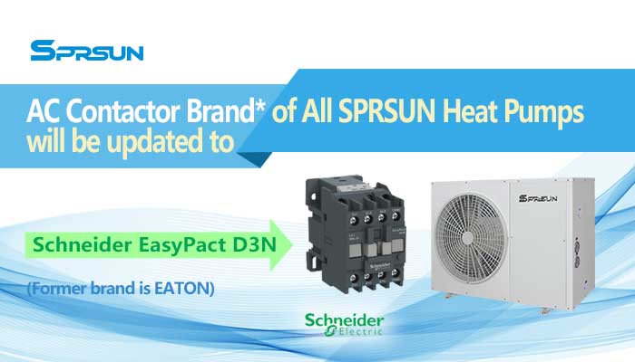 SPRSUN Markenaktualisierung für Wärmepumpen-AC-Schütze