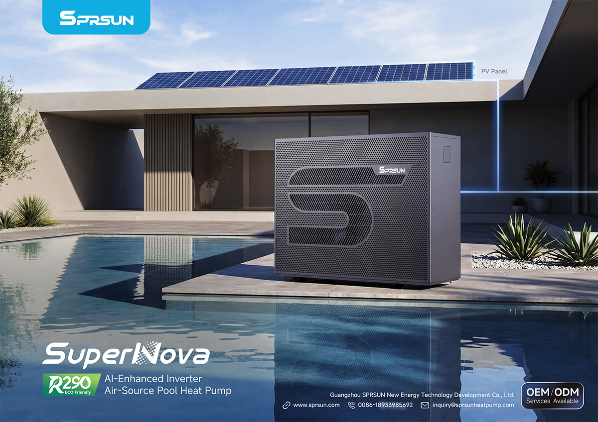R290 swimming pool heat pump R290-Schwimmbadwärmepumpe