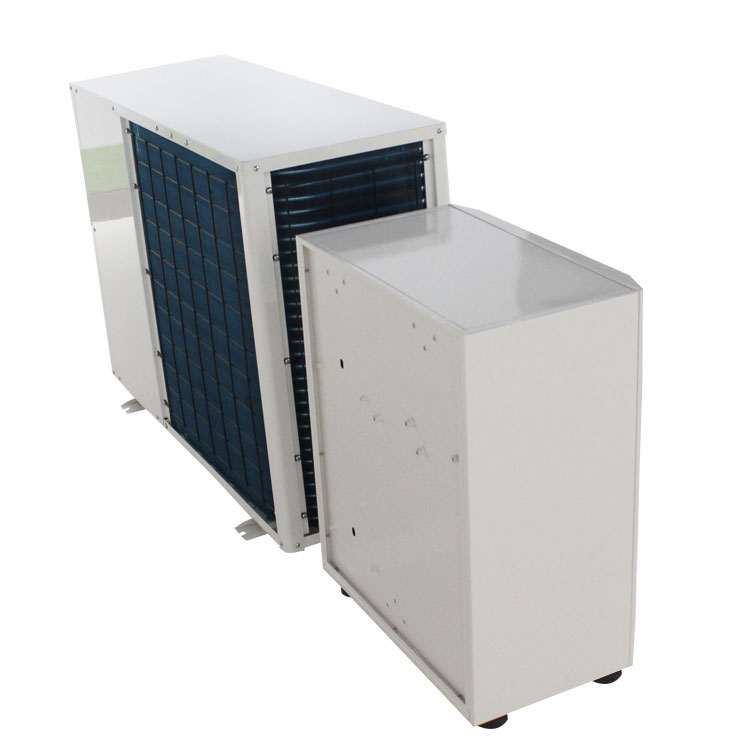 9,6 kW EVI DC Inverter Split Air Source Wärmepumpe Warmwasserbereiter Hausheizung Kühlpumpe