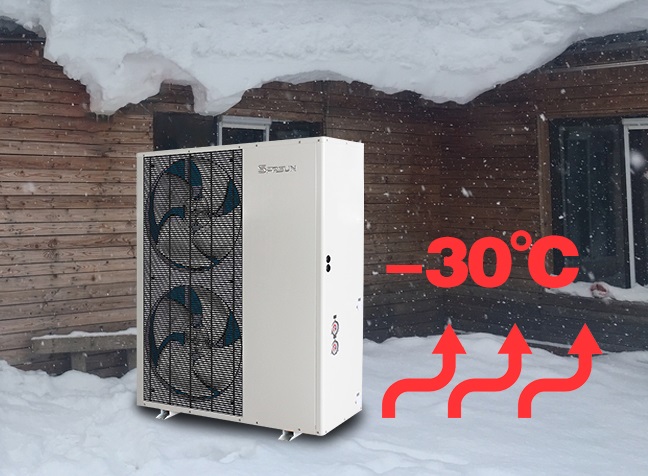 Niedrigtemperaturbetrieb der EVI-Wärmepumpe 