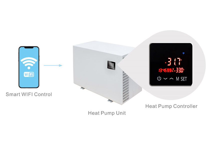 Smart-Control-Pool-Wärmepumpenheizung