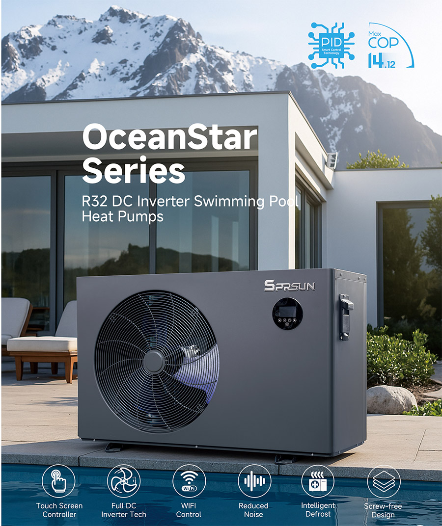 Ocean Star Series Pool W&auml;rmepumpe