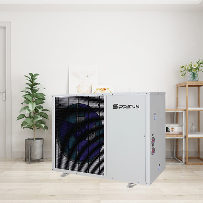 9,5 kW R32 ERP A+++ Kleine DC-Inverter-Monoblock-Wärmepumpen für kaltes Klima