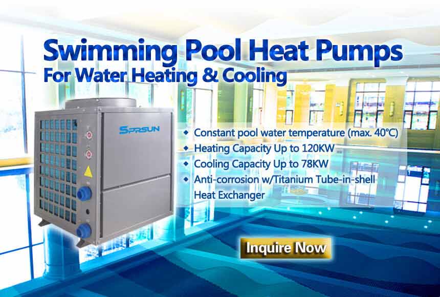 Schwimmbad-Wärmepumpen zur Wassererwärmung und -kühlung