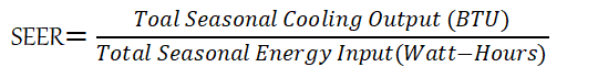 Saisonales Energieeffizienzverh&auml;ltnis (SEER)